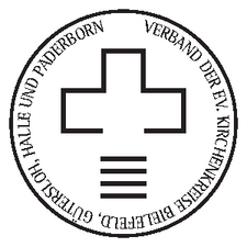 An dieser Stelle wird das Siegelbild des Verbandes der Evangelischen Kirchenkreise Bielefeld, Gütersloh, Halle und Paderborn angezeigt.